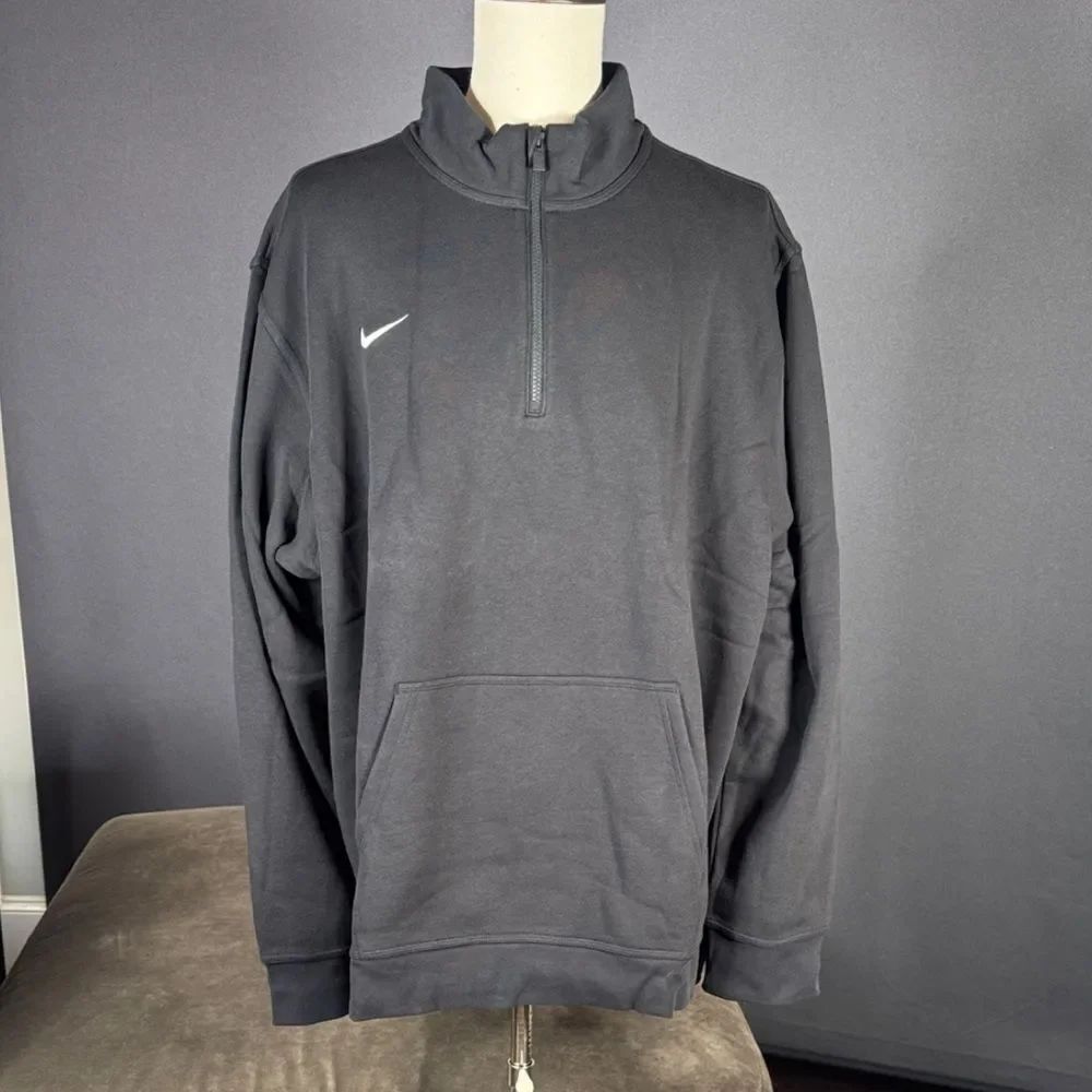 Nike Men’s Black 1/4 Zip Sweatshirt Size 3XL NWT